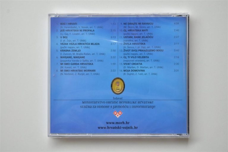 CD Domovini s ljubavlju - domoljubne pjesme
